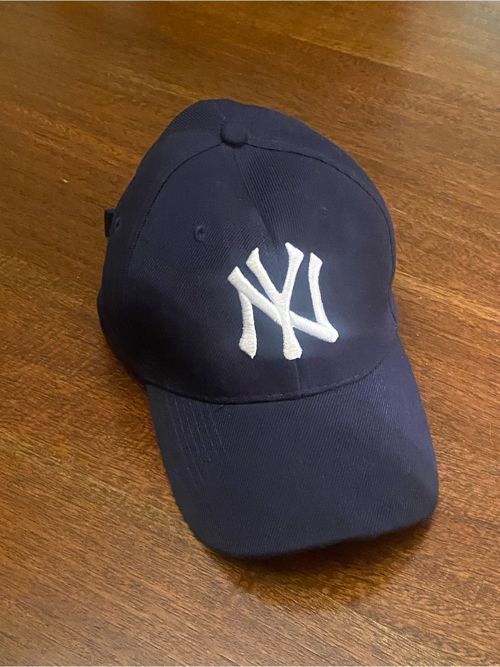 New York Yankees Derek Jeter #2 MLB Navy White Adjustable Baseball Cap Hat EUC